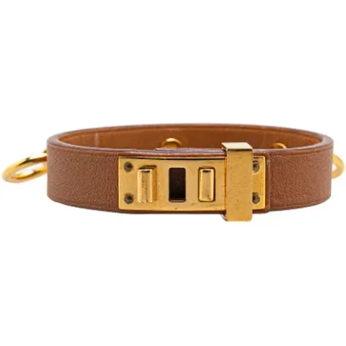 Pre-owned Jewellery, female, , Size: ONE SIZE Pre-owned Leather bracelets - Hermès Vintage - Modalova