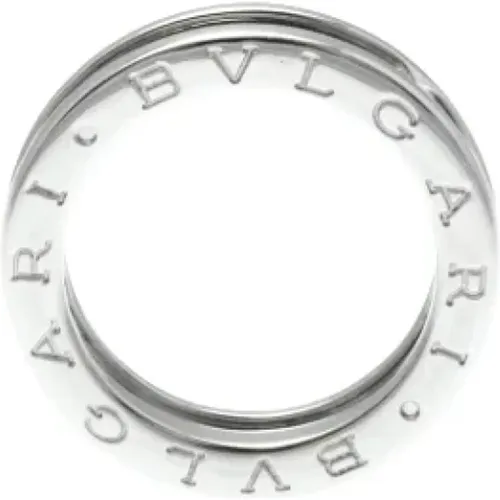 Pre-owned Jewellery, female, , Size: ONE SIZE Pre-owned White Gold rings - Bvlgari Vintage - Modalova