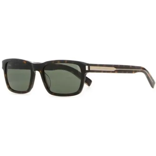 Belts, male, , Size: ONE SIZE Sunglasses with Tortoiseshell Effect - Saint Laurent - Modalova