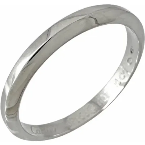 Pre-owned Jewellery, female, , Size: ONE SIZE Pre-owned Platinum rings - Cartier Vintage - Modalova