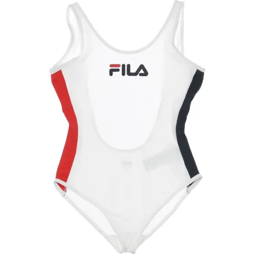 One-piece, female, , Size: XS Bright One Piece Swimsuit Red - Fila - Modalova