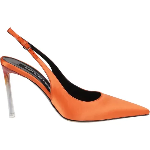 Mandarine Slingback Pumps , Damen, Größe: 36 EU - Sergio Rossi - Modalova