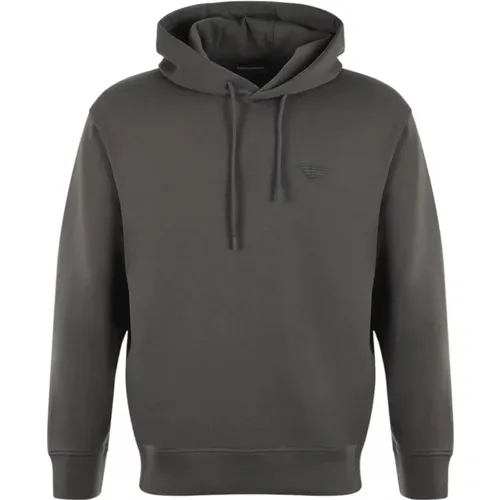 Herren Hoodie mit kleinem Logo , Herren, Größe: M - Armani - Modalova