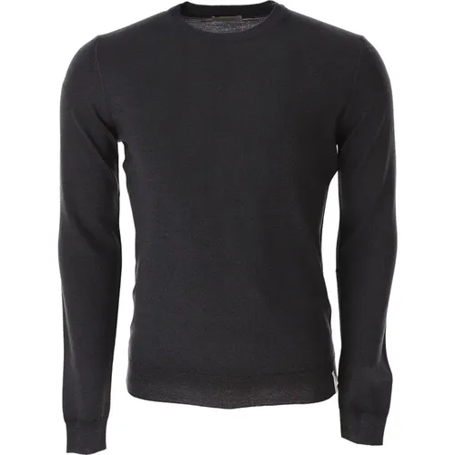 Sweaters Grey , male, Sizes: L, 2XL, 4XL, 3XL, XL - Brooksfield - Modalova
