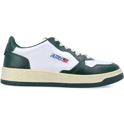 White Leather Sneakers , male, Sizes: 10 UK, 8 UK, 7 UK, 11 UK, 6 UK, 9 UK - Autry - Modalova