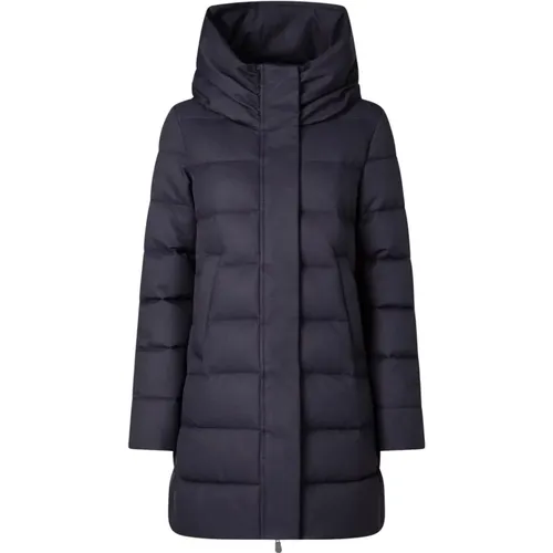 Blaue Steppjacke für Männer , Damen, Größe: M - Save The Duck - Modalova