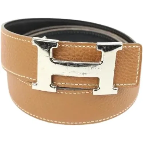 Pre-owned Belts, female, , Size: ONE SIZE Pre-owned Leather belts - Hermès Vintage - Modalova