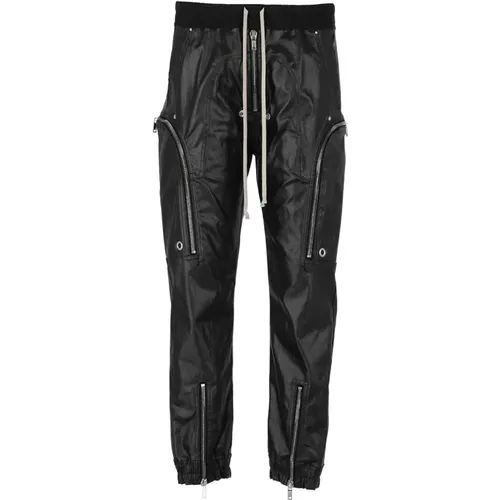 Cotton Pants with Elastic Waist , male, Sizes: XL - Rick Owens - Modalova