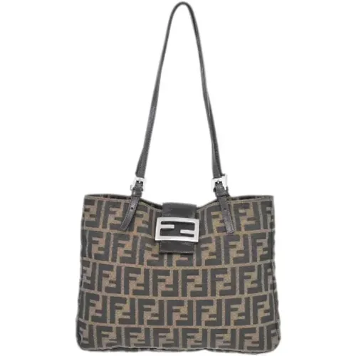 Pre-owned Tote Bags, female, , Size: ONE SIZE Pre-owned Canvas totes - Fendi Vintage - Modalova