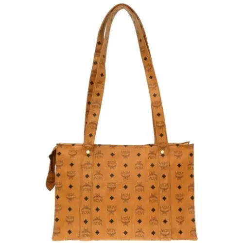 Pre-owned Tote Bags, female, , Size: ONE SIZE Pre-owned Canvas totes - MCM Pre-owned - Modalova