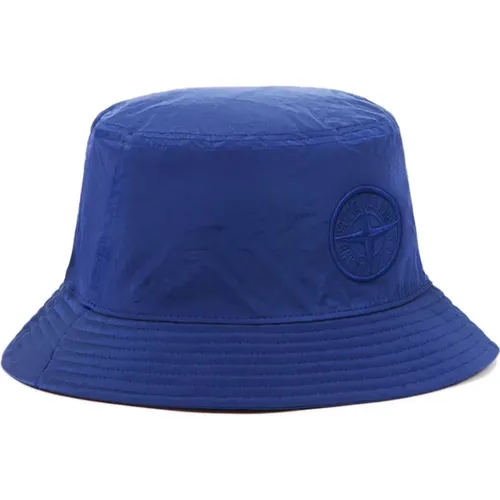 Hats, male, , Size: XL Nylon Metal Bucket Hat - Stone Island - Modalova