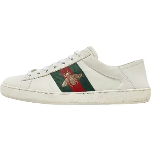 Pre-owned Sneakers, male, , Size: 7 US Pre-owned Leather sneakers - Gucci Vintage - Modalova