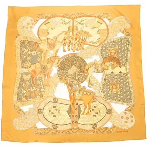 Pre-owned Silk scarves , female, Sizes: ONE SIZE - Hermès Vintage - Modalova