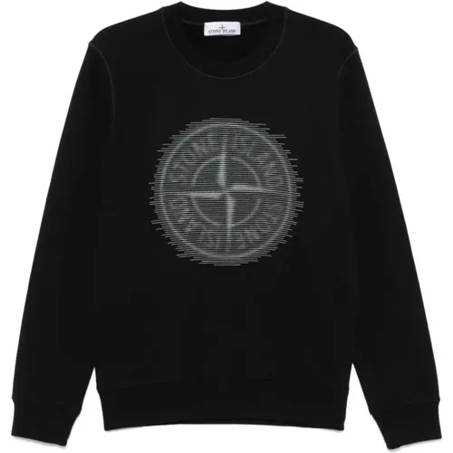 Compass Graphic Sweatshirt , male, Sizes: L, XL, 2XL, M - Stone Island - Modalova