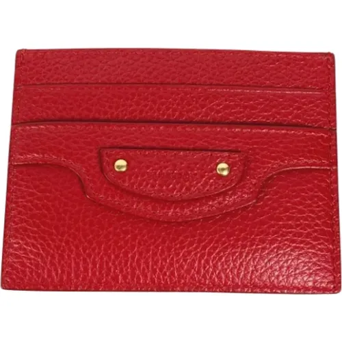 Pre-owned Wallets, female, , Size: ONE SIZE Pre-owned Leather wallets - Balenciaga Vintage - Modalova