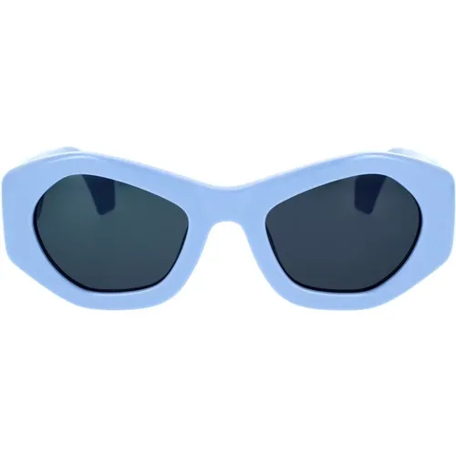 Geometric Sunglasses with Bold Frame and Lenses , unisex, Sizes: 52 MM - Ambush - Modalova