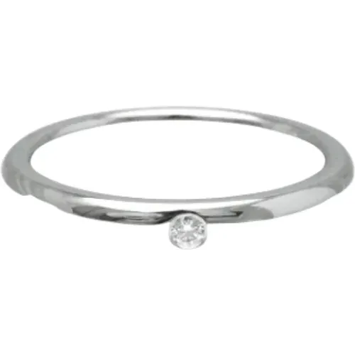 Pre-owned Jewellery, female, , Size: ONE SIZE Pre-owned Platinum rings - Tiffany & Co. Pre-owned - Modalova