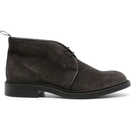 Suede Boots, Made in Italy , male, Sizes: 11 UK, 7 1/2 UK - Fratelli Rossetti - Modalova