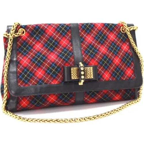 Pre-owned Shoulder Bags, female, , Size: ONE SIZE Pre-owned Fabric shoulder-bags - Christian Louboutin Pre-owned - Modalova