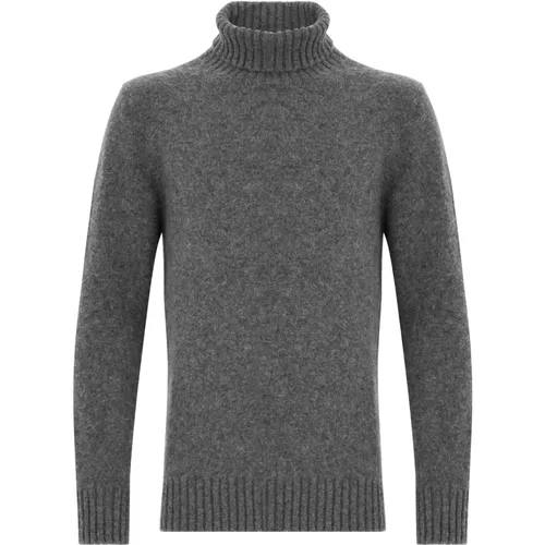 Cashmere Sweaters in Grey , male, Sizes: L, 2XL, XL - Piacenza 1733 - Modalova