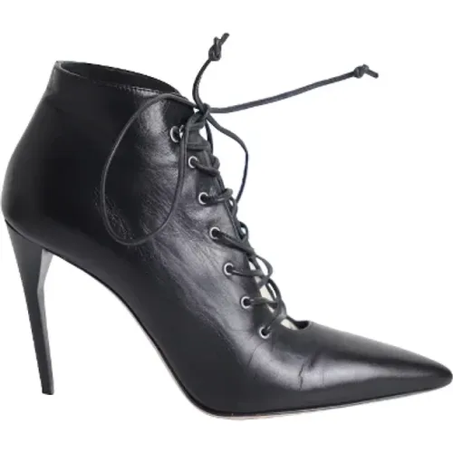 Pre-owned Leather boots , female, Sizes: 2 UK - Miu Miu Pre-owned - Modalova