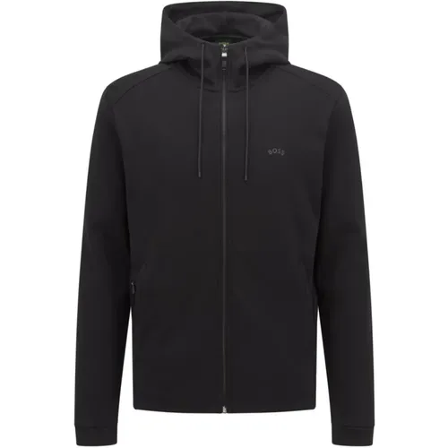 Zip-throughs, male, , Size: S Zip-through Sweatshirt - Boss - Modalova