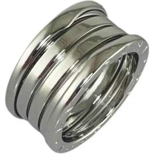 Pre-owned Jewellery, female, , Size: ONE SIZE Pre-owned White Gold rings - Bvlgari Vintage - Modalova