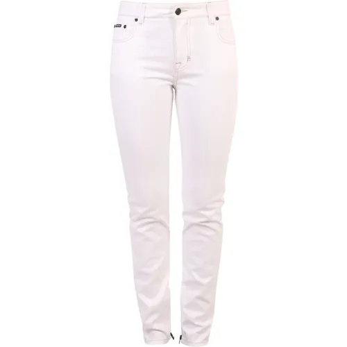 Weiße Jeans mit Knopf- und Reißverschluss - Tom Ford - Modalova