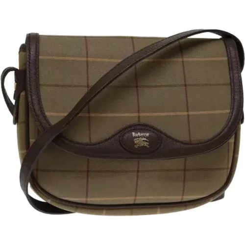 Pre-owned Cross Body Bags, female, , Size: ONE SIZE Pre-owned Cotton shoulder-bags - Burberry Vintage - Modalova