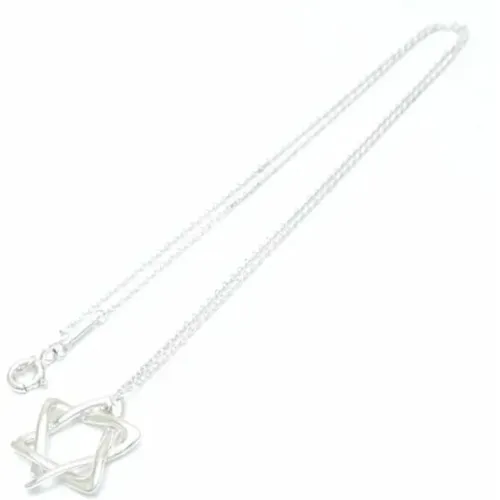 Pre-owned Jewellery, female, , Size: ONE SIZE Pre-owned Silver necklaces - Tiffany & Co. Pre-owned - Modalova