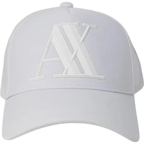 Caps, male, , Size: ONE SIZE Cotton Baseball Cap Stylish Shade - Armani Exchange - Modalova