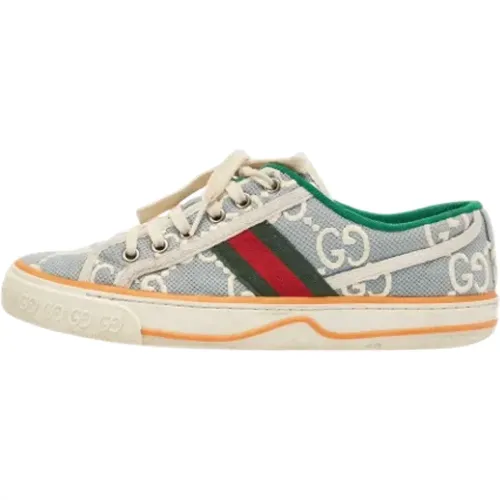 Pre-owned Sneakers, female, , Size: 8 US Pre-owned Canvas sneakers - Gucci Vintage - Modalova