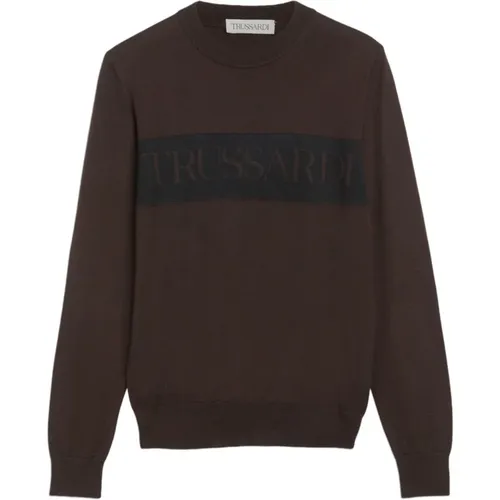 Crew Neck Sweater , male, Sizes: S, 2XL - Trussardi - Modalova