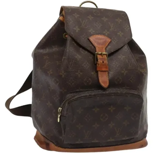 Pre-owned Backpacks, female, , Size: ONE SIZE Pre-owned Canvas backpacks - Louis Vuitton Vintage - Modalova