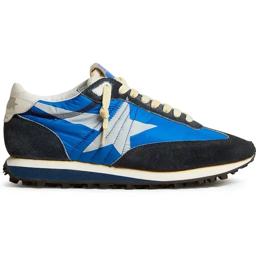 Running Marathon Nylon Suede Sneakers , male, Sizes: 8 UK, 7 UK, 11 UK, 6 UK, 9 UK, 10 UK - Golden Goose - Modalova