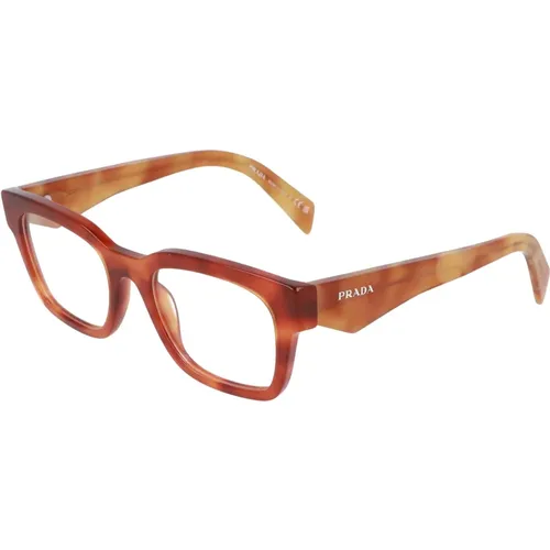 Quadratische Acetatbrille Modell A10V , unisex, Größe: 51 MM - Prada - Modalova