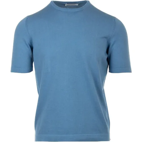 Klare Blaue Pullover , Herren, Größe: XL - Gran Sasso - Modalova