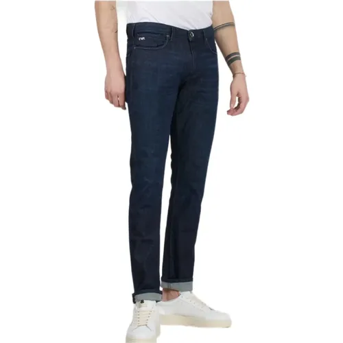 Classic Slim-fit Jeans , male, Sizes: W29, W40 - Emporio Armani - Modalova