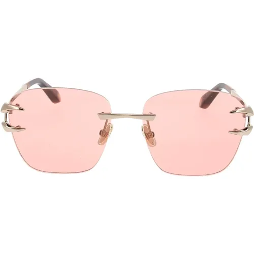 Sunglasses, unisex, , Size: ONE SIZE Photochromic Sunglasses 58mm - Stylish Model - Roberto Cavalli - Modalova