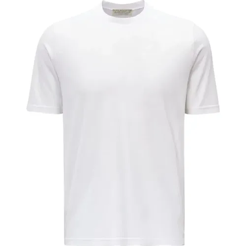 Ice Cotton Kurzarm T-shirt , Herren, Größe: XL - Filippo De Laurentiis - Modalova
