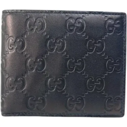 Pre-owned Wallets, unisex, , Size: ONE SIZE Pre-owned Leather wallets - Gucci Vintage - Modalova