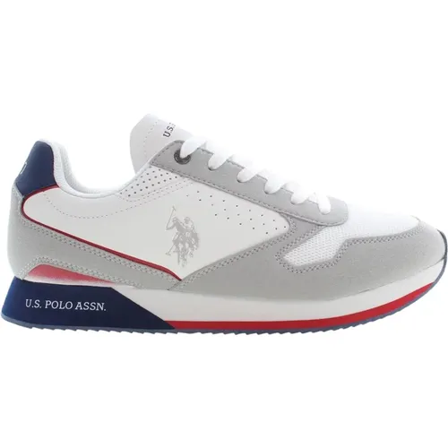 Contrasting Detail Sneaker with Laces , male, Sizes: 11 UK, 10 UK - U.s. Polo Assn. - Modalova