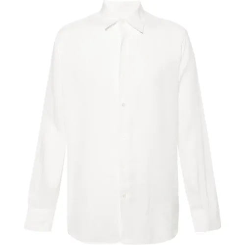 Linen shirt , male, Sizes: 2XL, M, L - Ermenegildo Zegna - Modalova