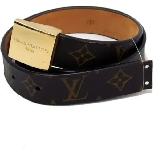 Pre-owned Belts, male, , Size: ONE SIZE Pre-owned Leather belts - Louis Vuitton Vintage - Modalova