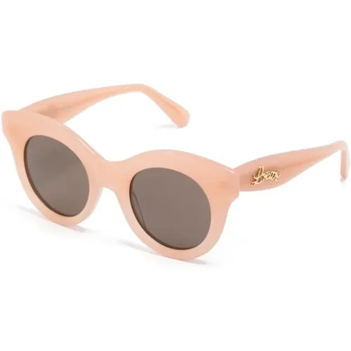 Rosa Sonnenbrille für den täglichen Gebrauch , Damen, Größe: 49 MM - Loewe - Modalova