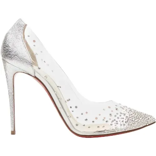 Pre-owned Fabric heels , female, Sizes: 7 UK - Christian Louboutin Pre-owned - Modalova