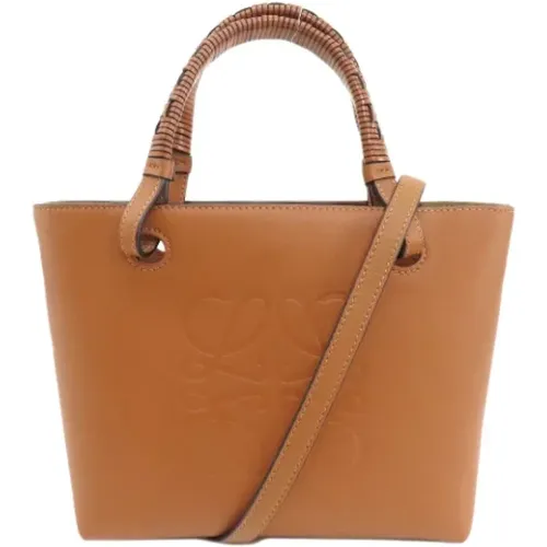 Pre-owned Tote Bags, female, , Size: ONE SIZE Pre-owned Leather totes - Loewe Pre-owned - Modalova