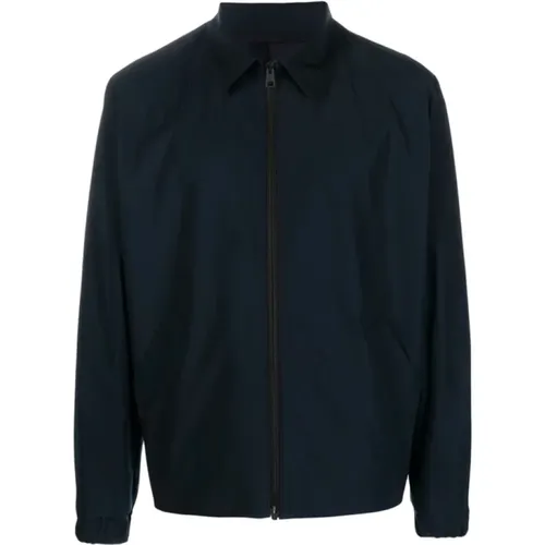 Blaue Sportjacke , Herren, Größe: L - Harris Wharf London - Modalova