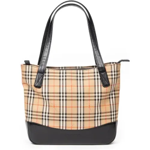 Pre-owned Tote Bags, female, , Size: ONE SIZE Pre-owned Canvas handbags - Burberry Vintage - Modalova