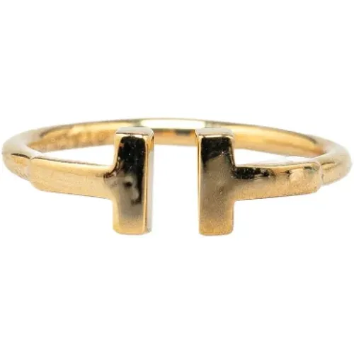 Pre-owned Gold rings , female, Sizes: ONE SIZE - Tiffany & Co. Pre-owned - Modalova